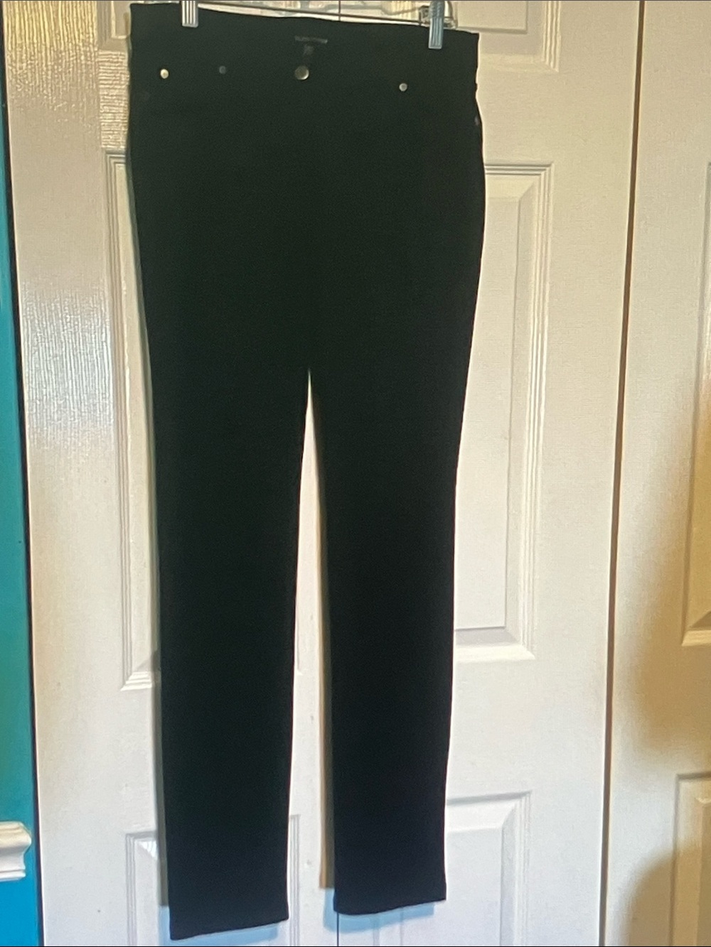 Eileen Fisher Black Straight-Leg Pants